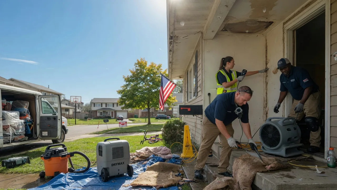 Water Damage Restoration in Cropsey, IL near me